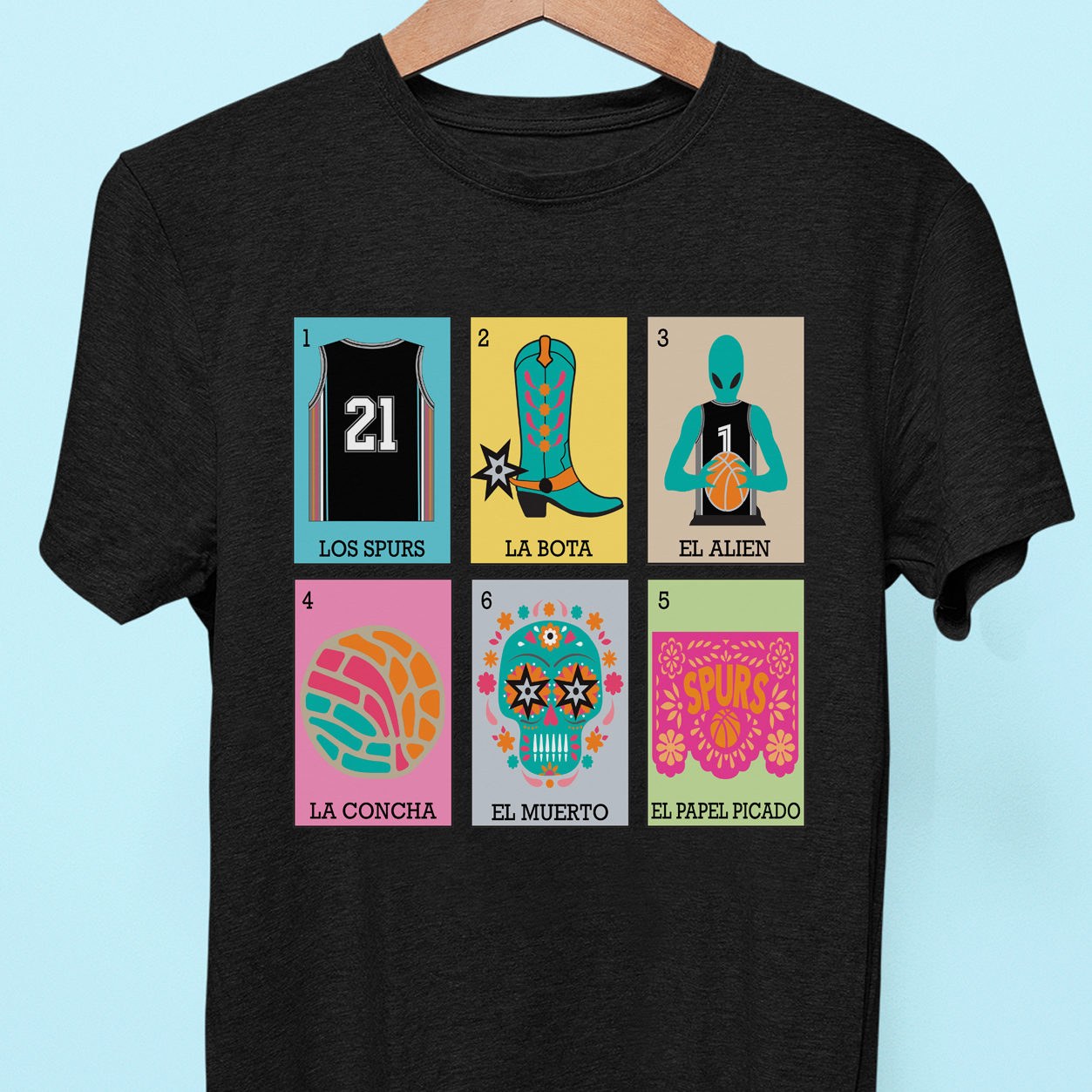 Loteria San Antonio Basketball Tee