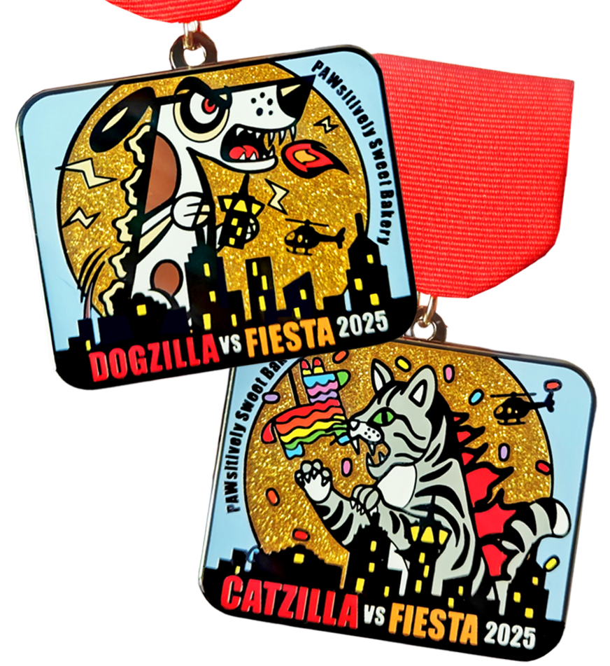 2025 Dogzilla & Catzilla | Fiesta Medal