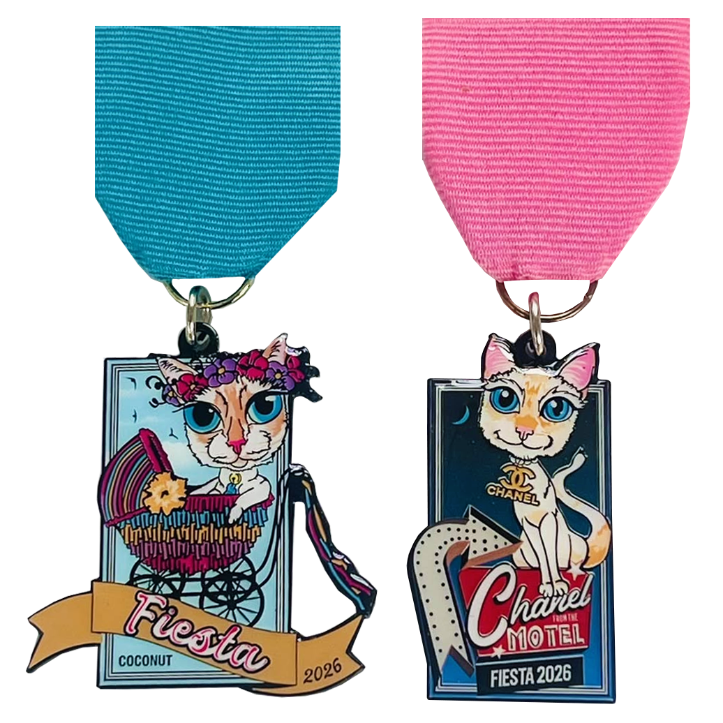 2026 Cat Rescue - Coco & Chanel | Fiesta Medal