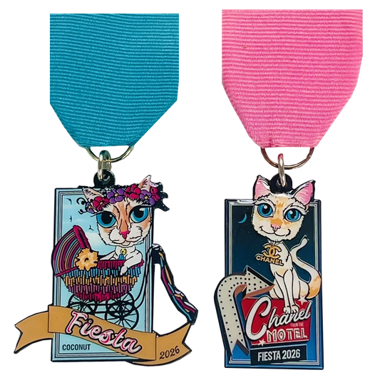 2026 Cat Rescue - Coco & Chanel | Fiesta Medal