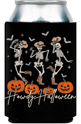 Howdy Halloween Koozie