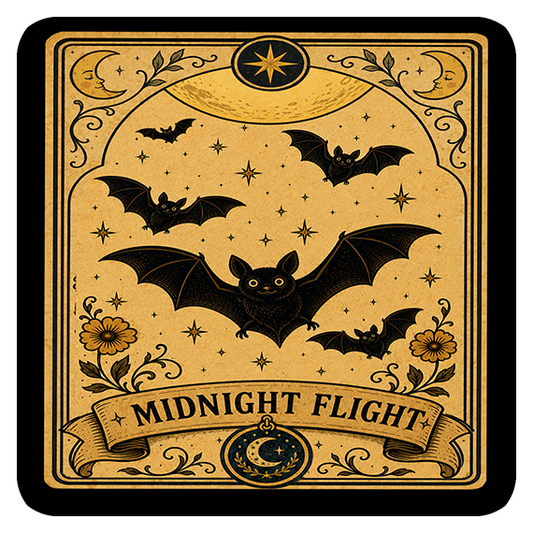 Moonlit Collection Bats Coaster