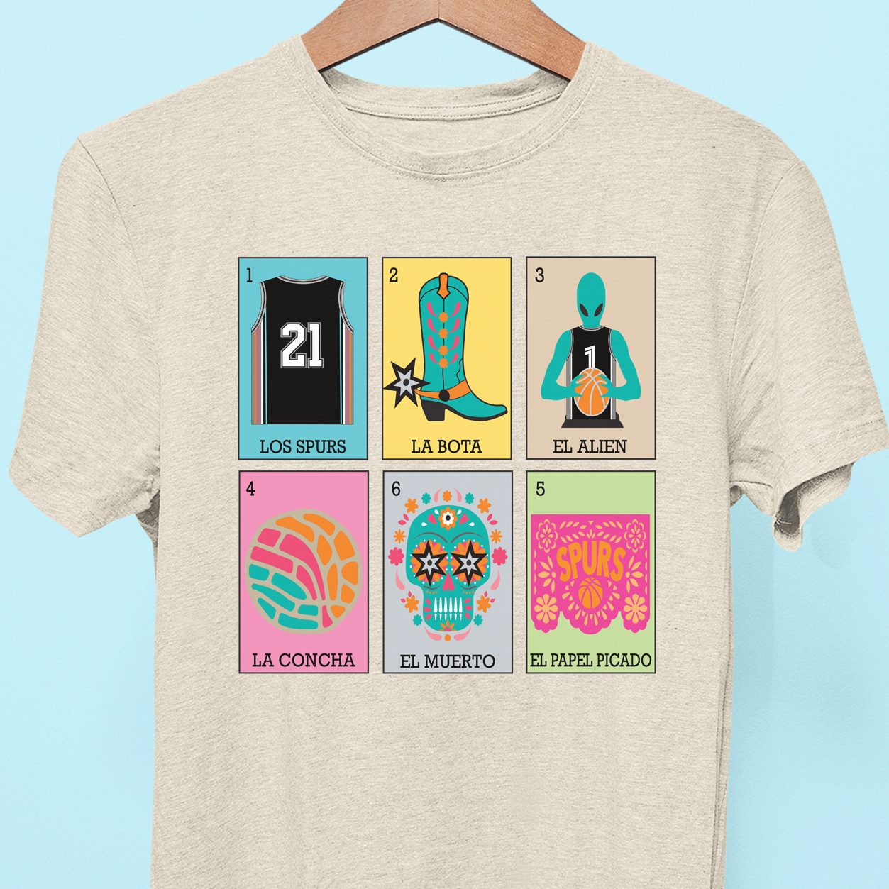 Loteria San Antonio Basketball Tee