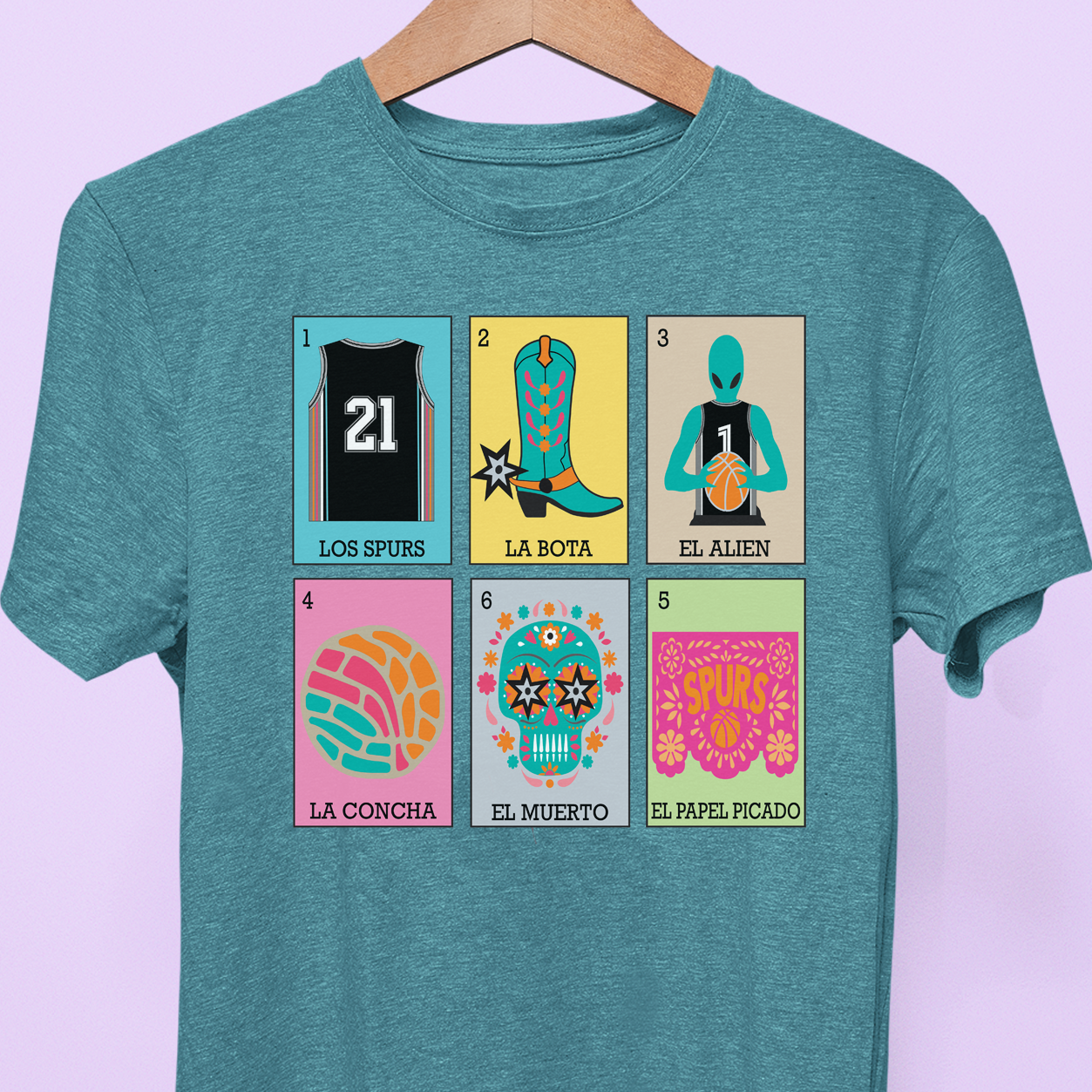 Loteria San Antonio Basketball Tee