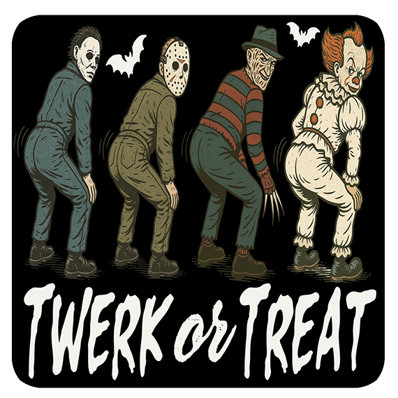 Twerk or Treat Coaster