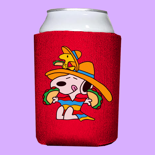 Beagle Taco Eating Koozie